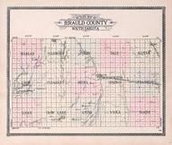 Jerauld County Outline Map, Jerauld County 1909